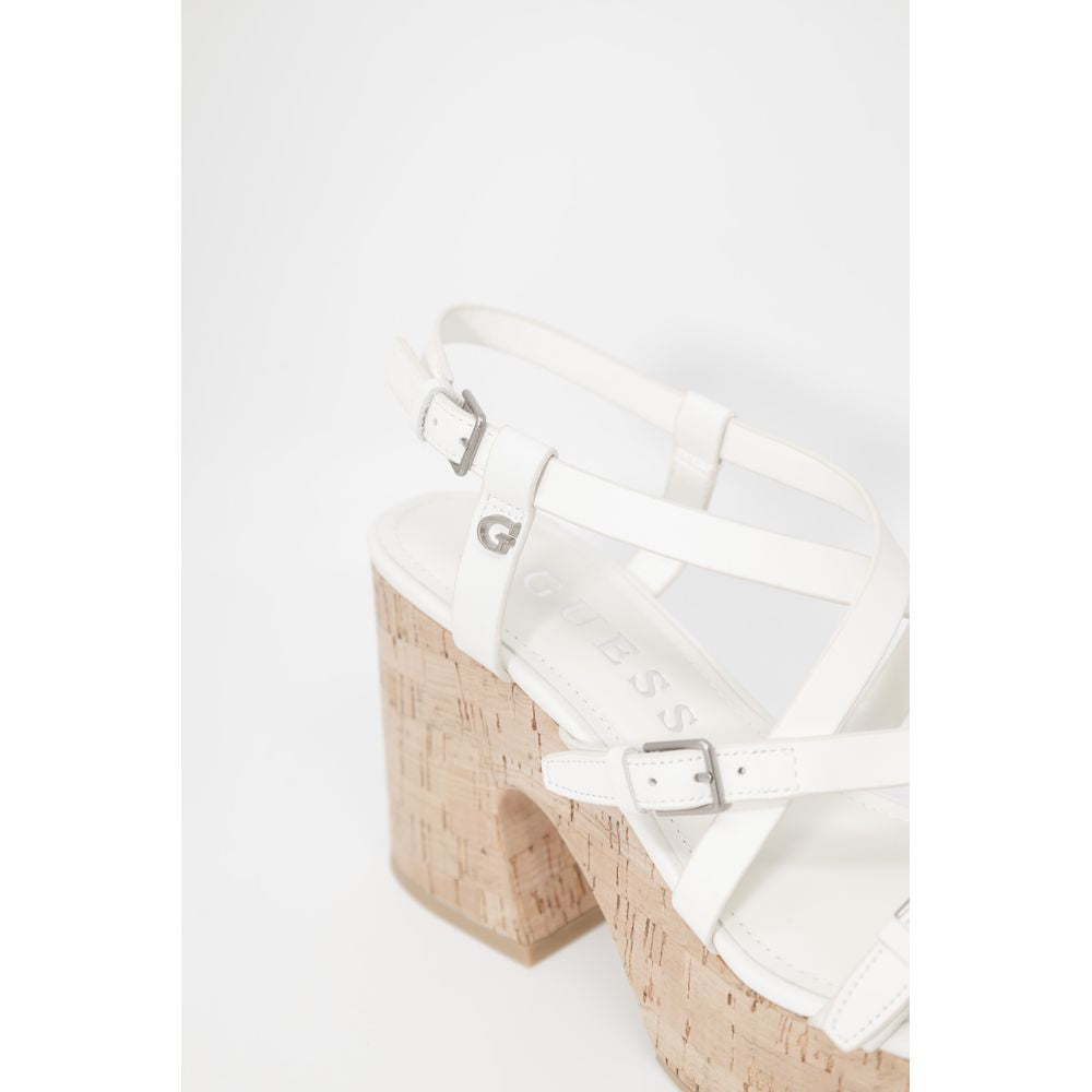 Beige Leather High Heel