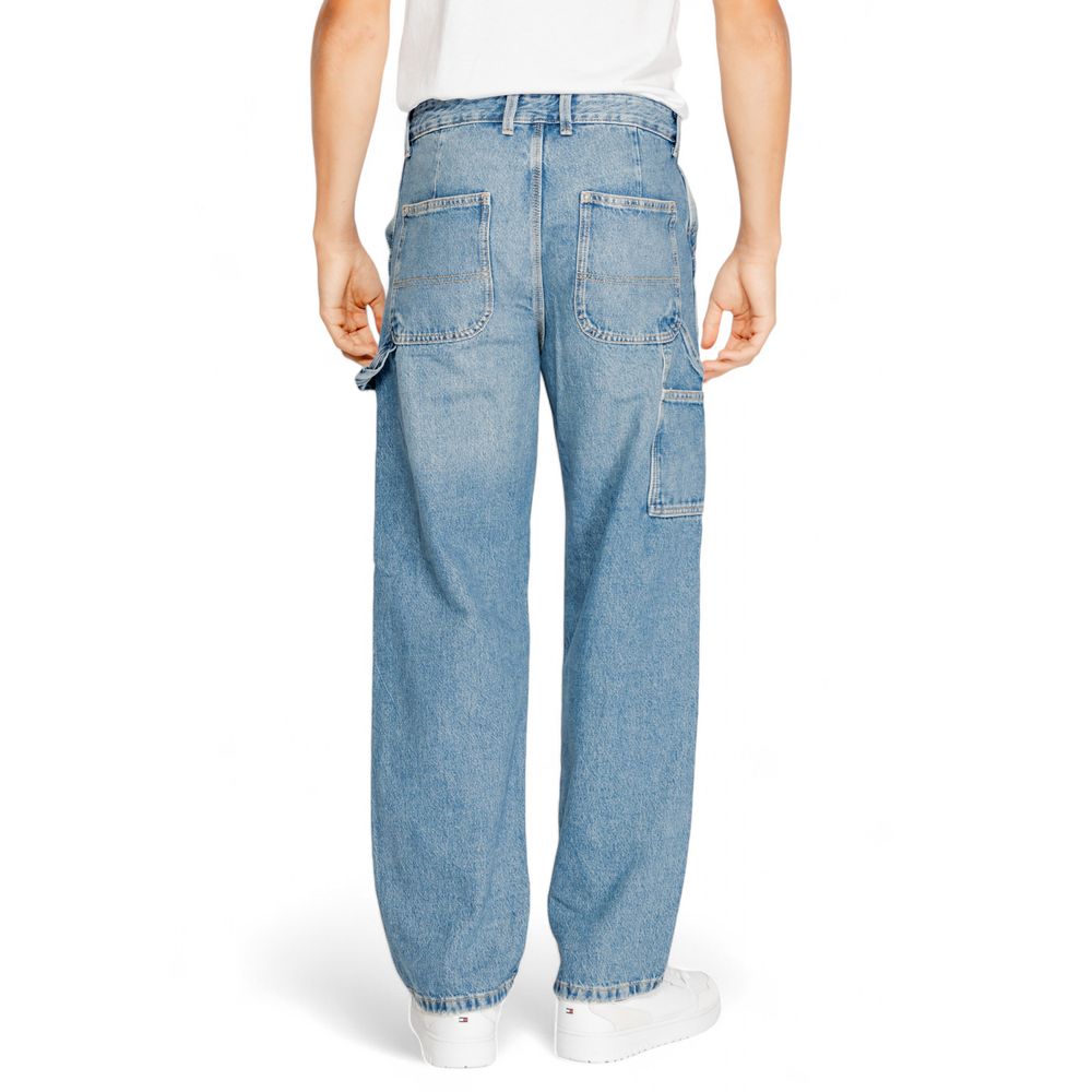 Jack Jones Blue Cotton Relaxed Fit Jeans