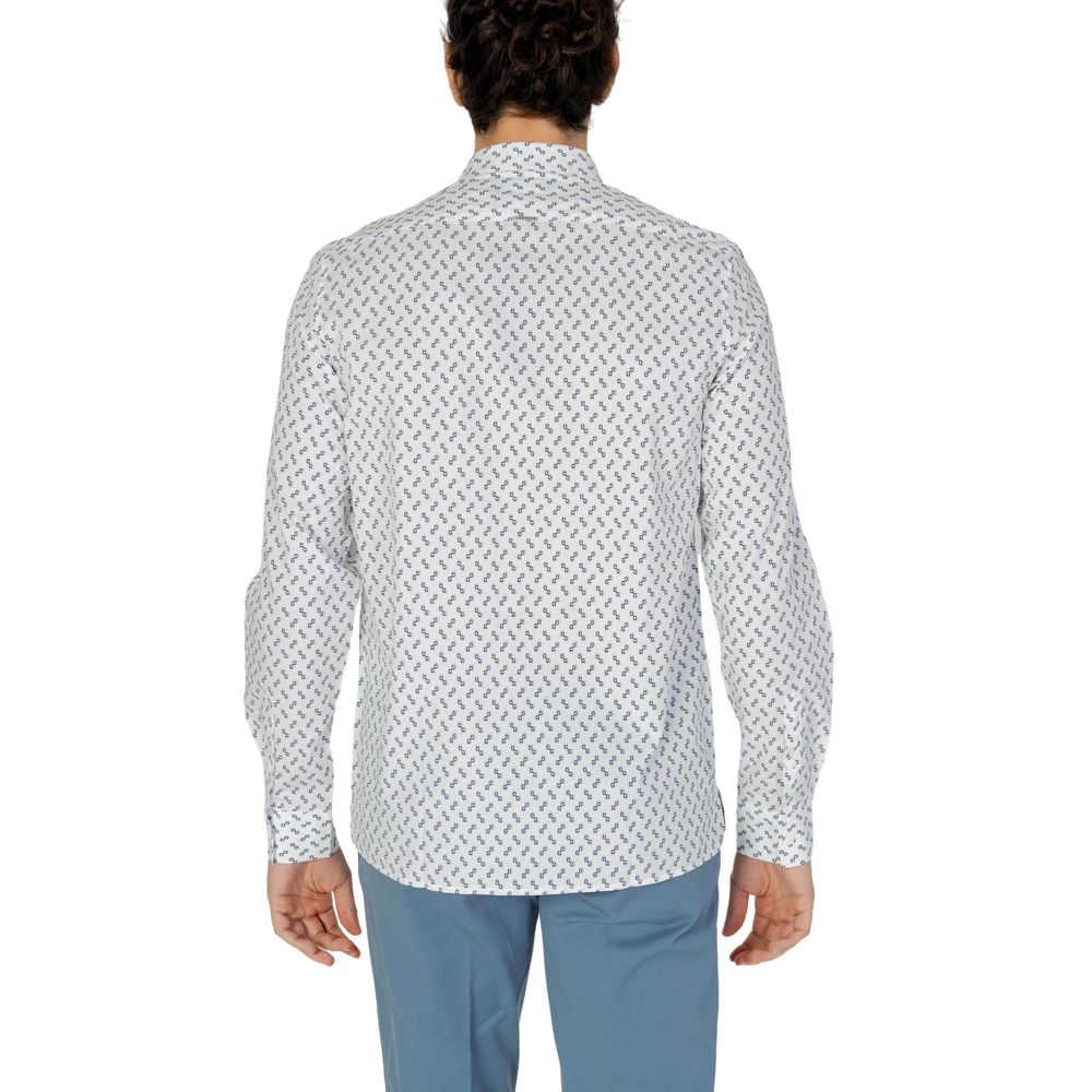 Antony Morato White Viscose Pattern Shirt