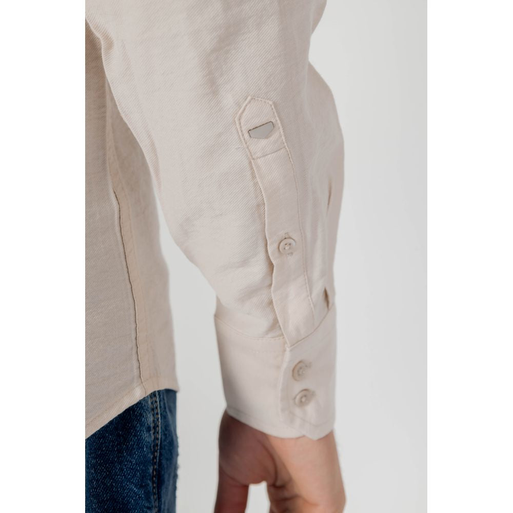 Antony Morato Beige Viscose Dress Shirt