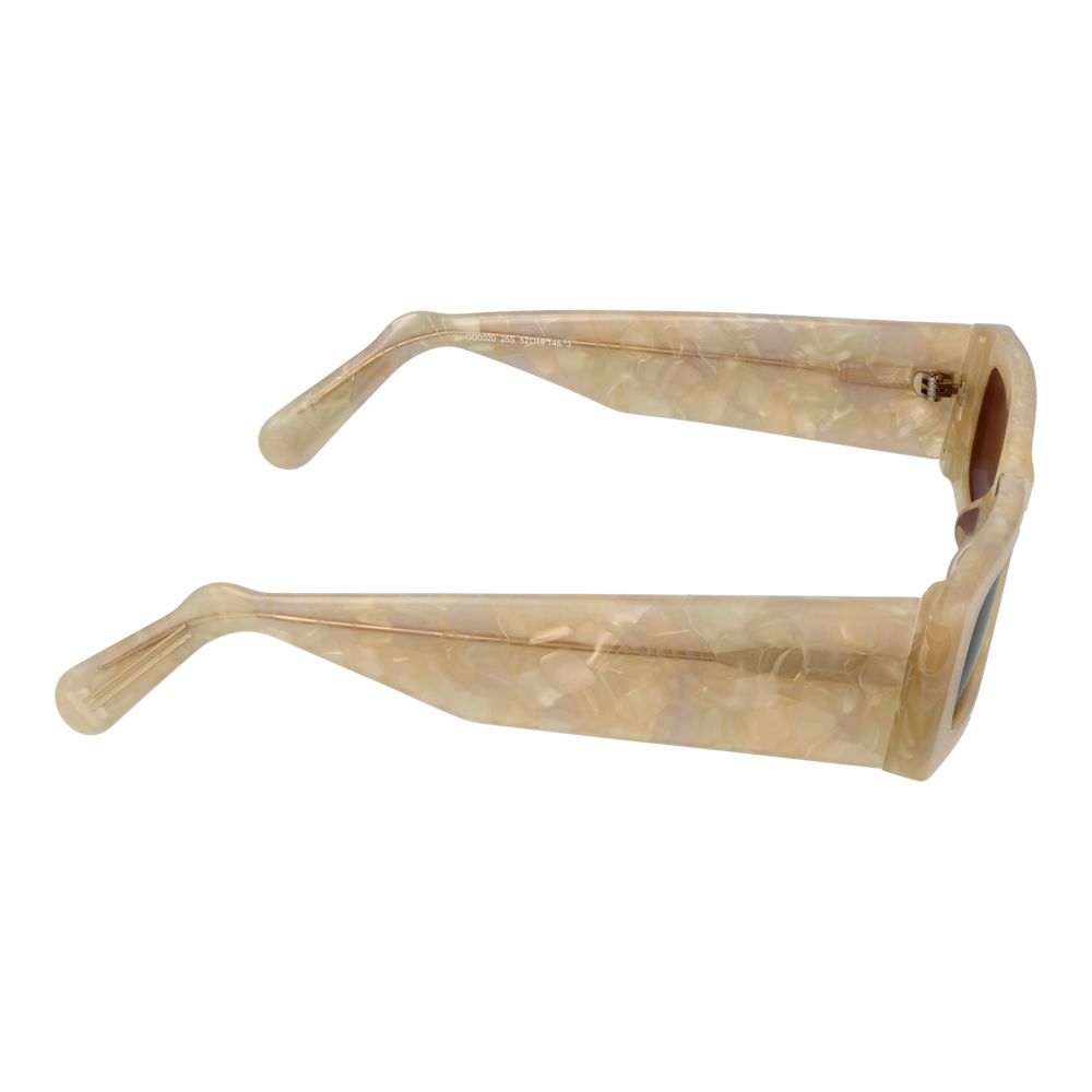 GCDS Cream Plastic Sunglasses