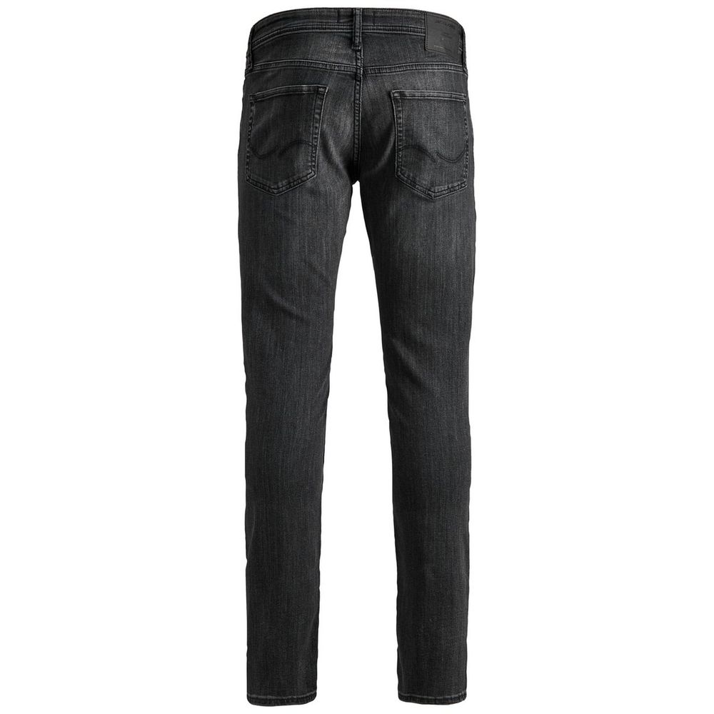 Jack Jones Black Organic Cotton Skinny Jeans