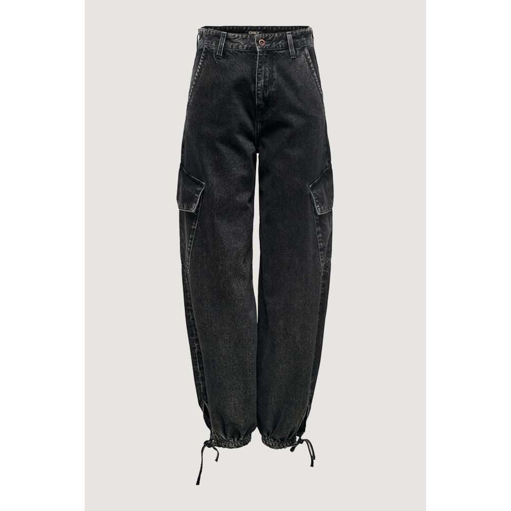 Only Black Cotton Boyfriend Jeans