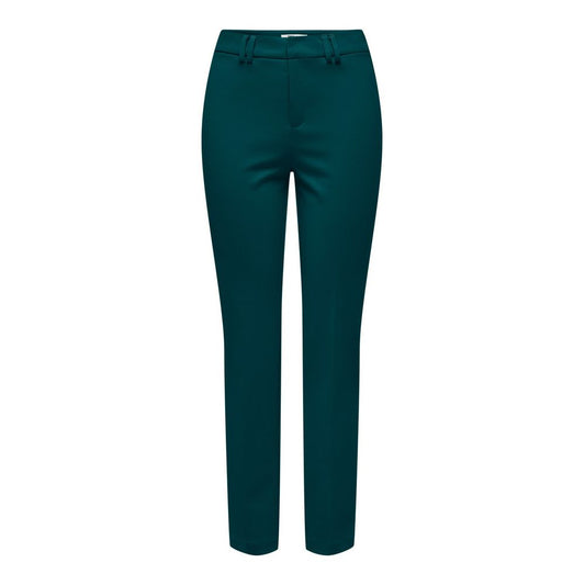 Only Green Polyester Casual Pants