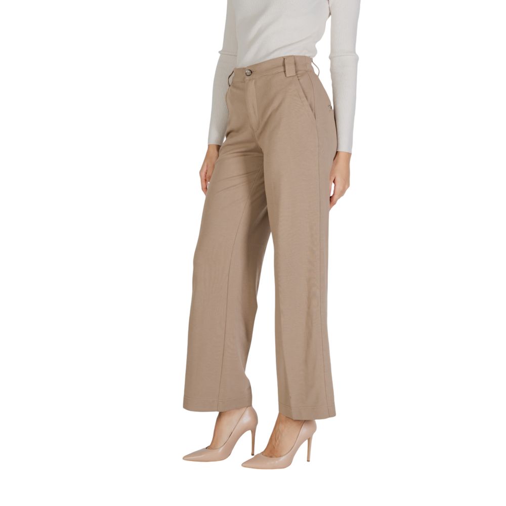 Street One Beige Viscose Dress Pants