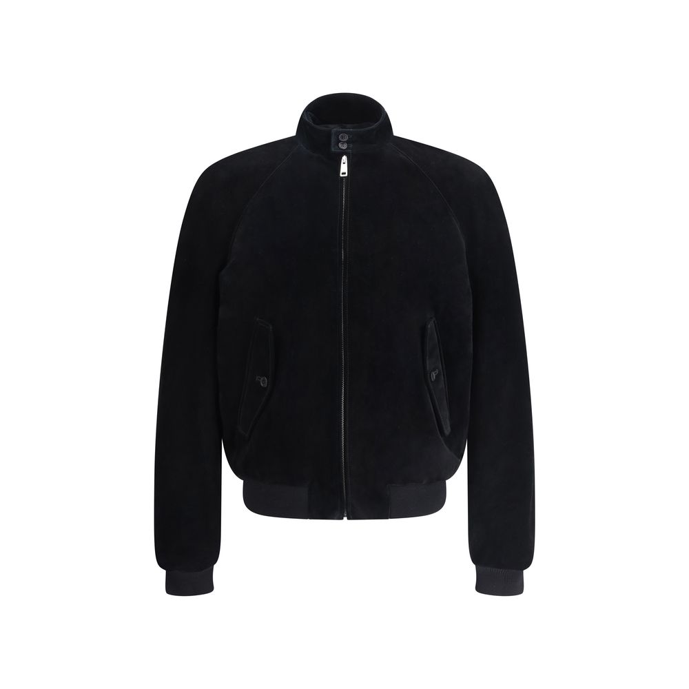 Suede bomber Jacket