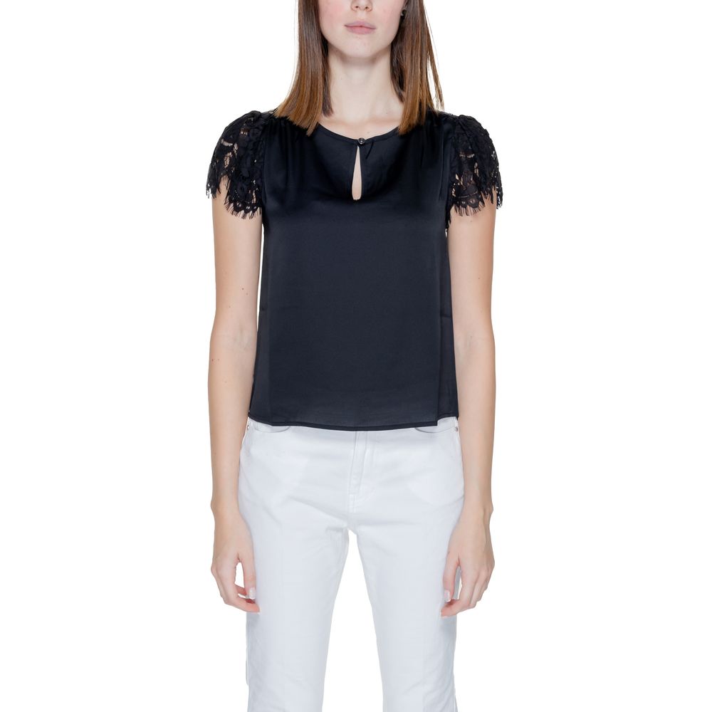 Black Polyester Blouse