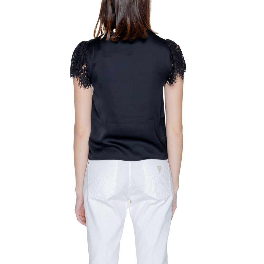 Black Polyester Blouse