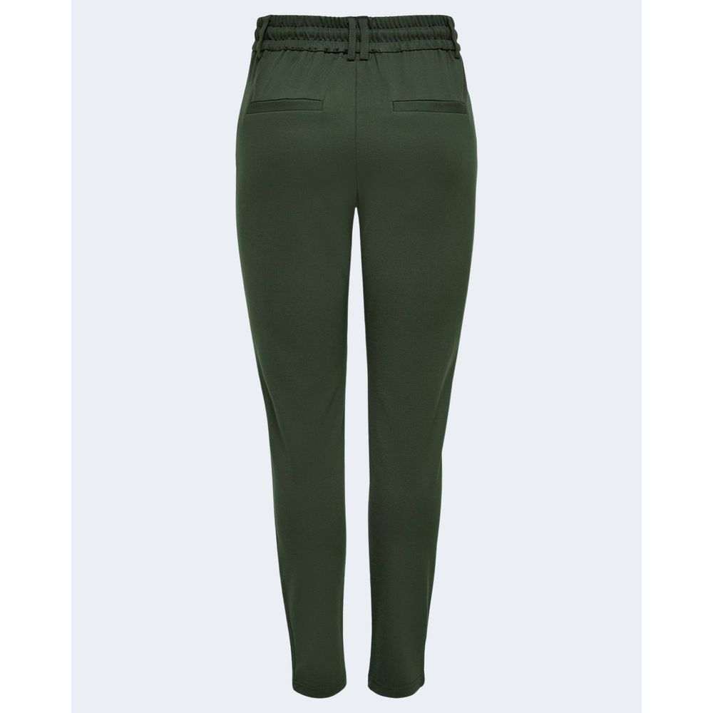 Only Green Viscose Casual Pants