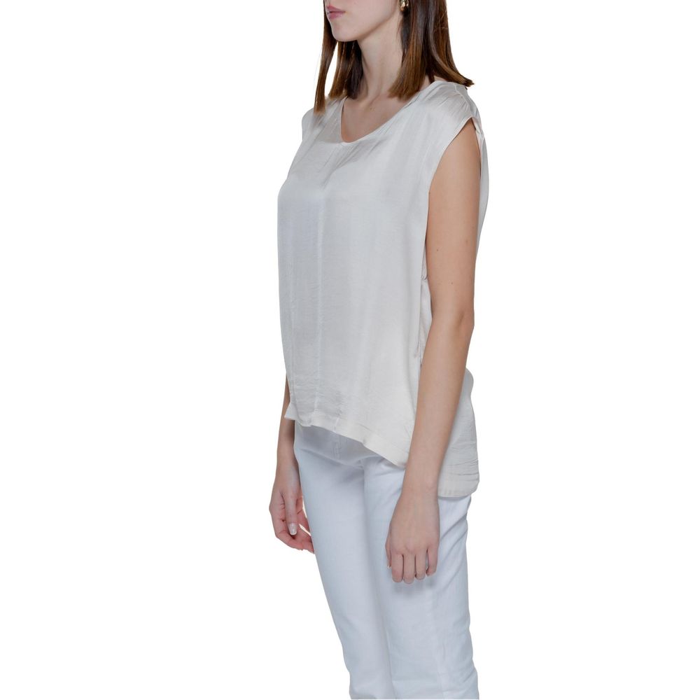 Street One Beige Viscose Blouse
