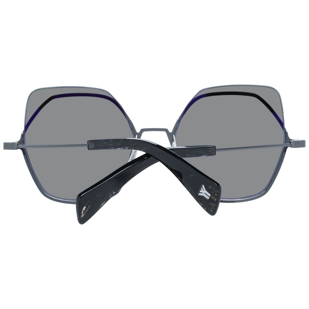 Yohji Yamamoto Black Metal & Plastic Sunglasses