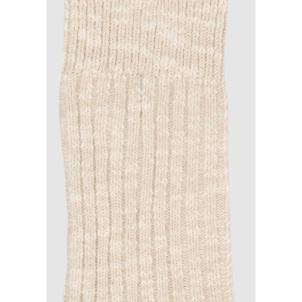Beige Cotton Sock