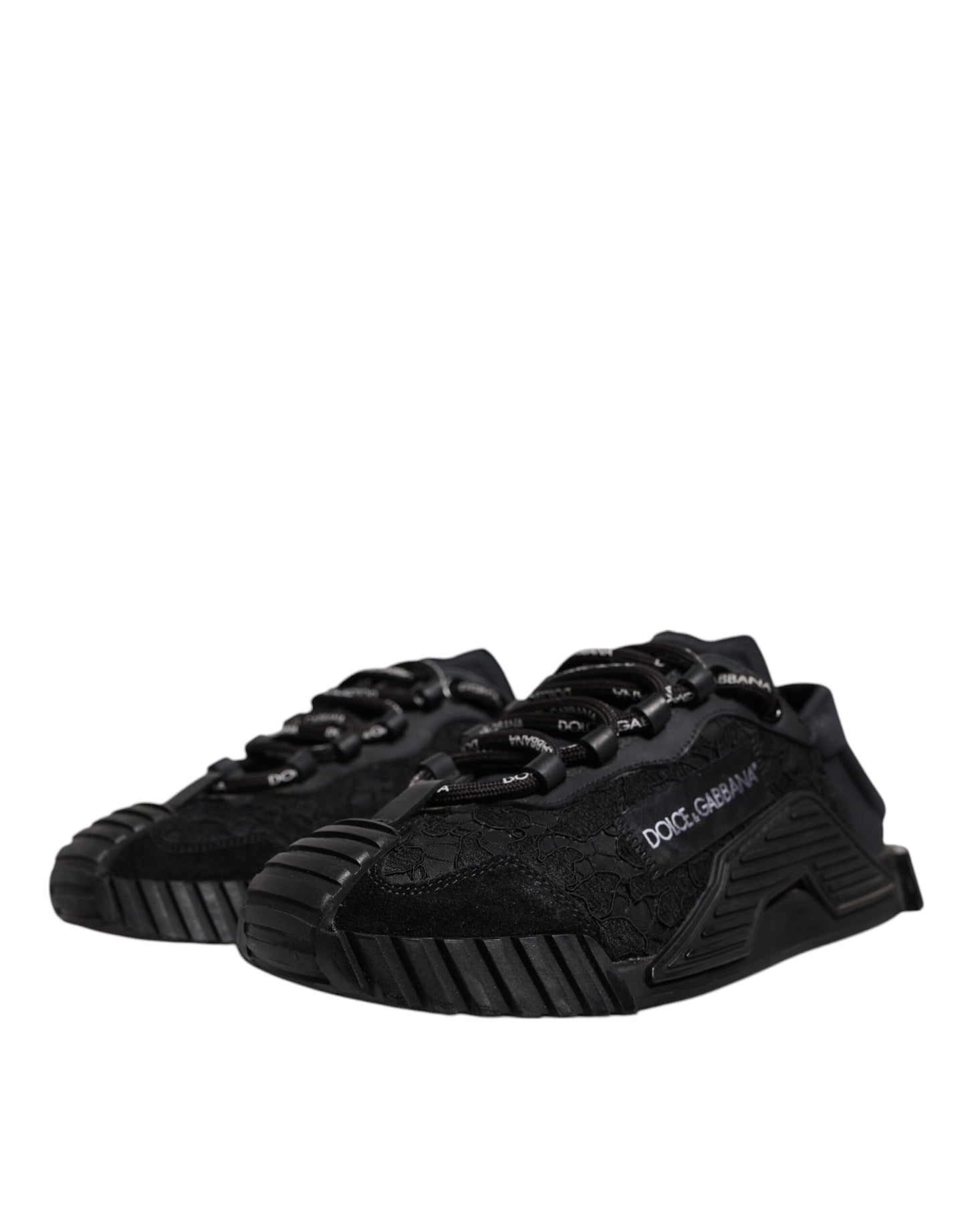 Black Nylon Low Top NS1 Sneakers Shoes