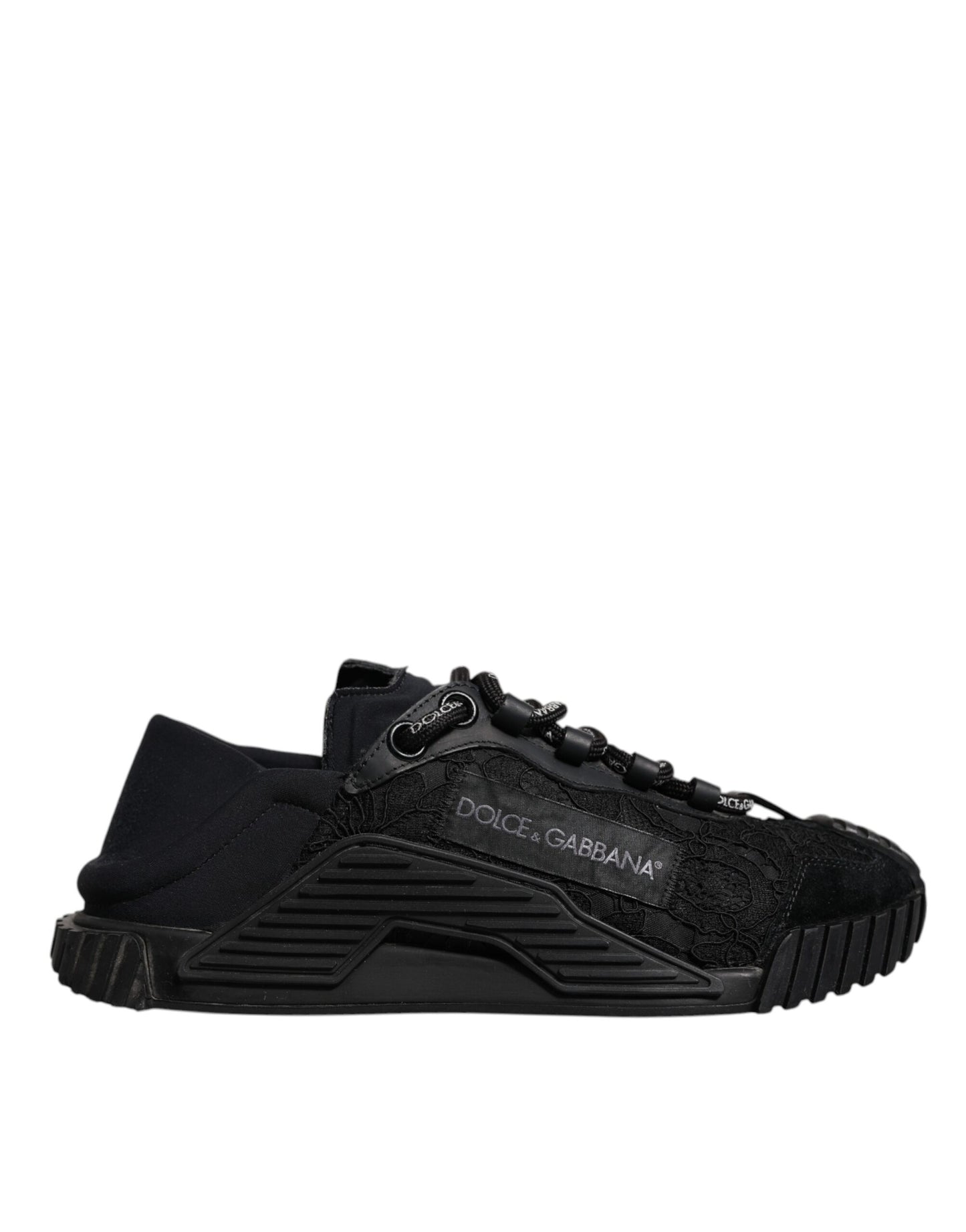 Black Nylon Low Top NS1 Sneakers Shoes