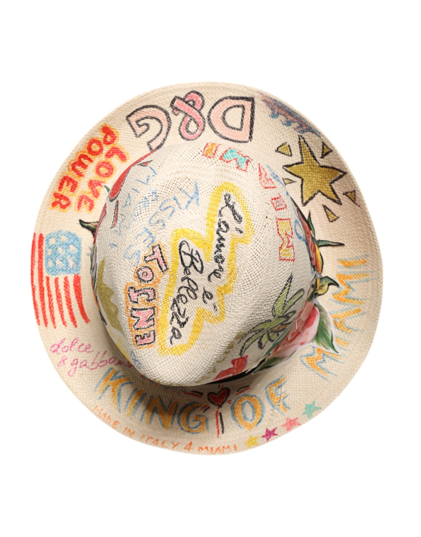 Multicolor Floral Women Fedora Wide Brim Hat