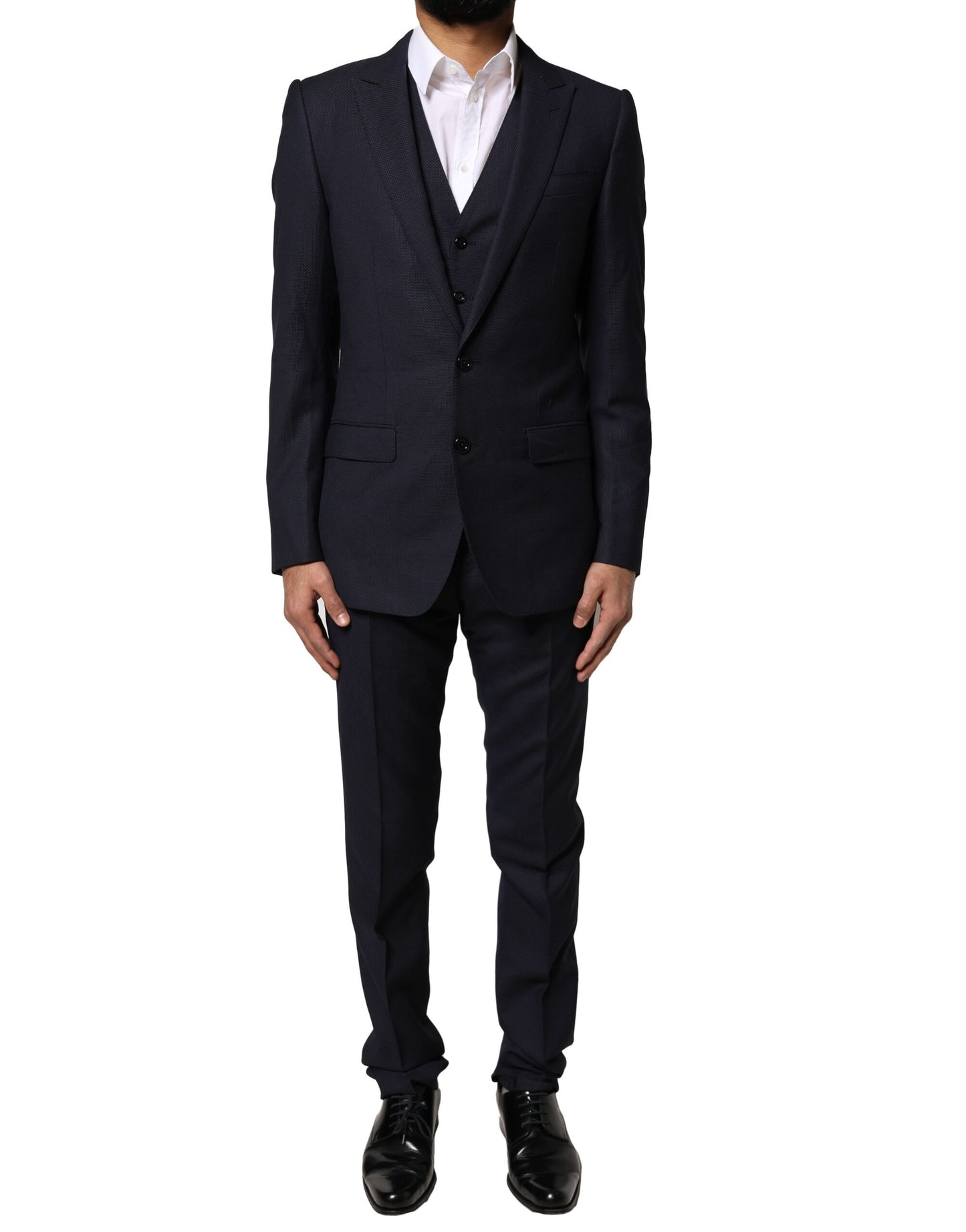 Dolce & Gabbana Black Fantasy MARTINI 3 Piece Formal Suit