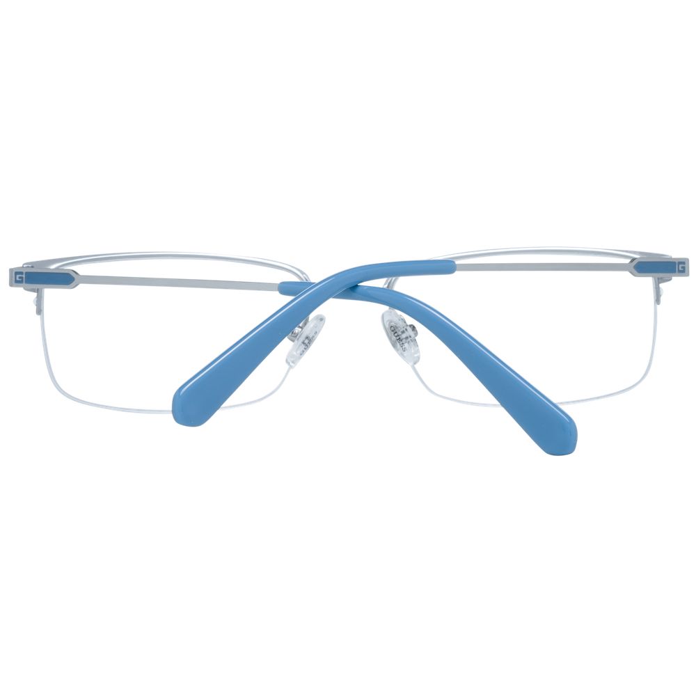 Silver Men Glasses Frame