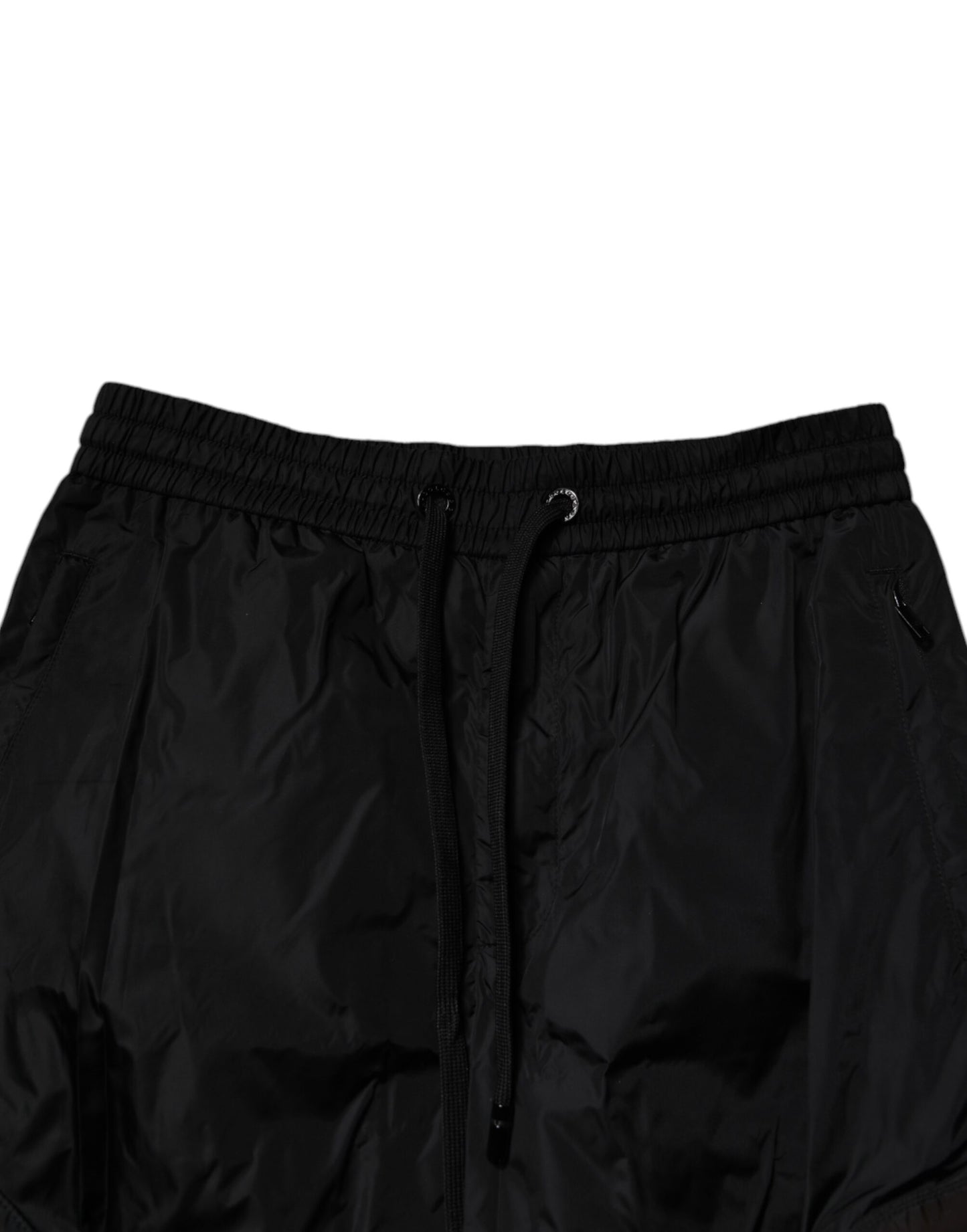 Dolce & Gabbana Black Nylon Cargo Jogger Men Sweatpants Pants