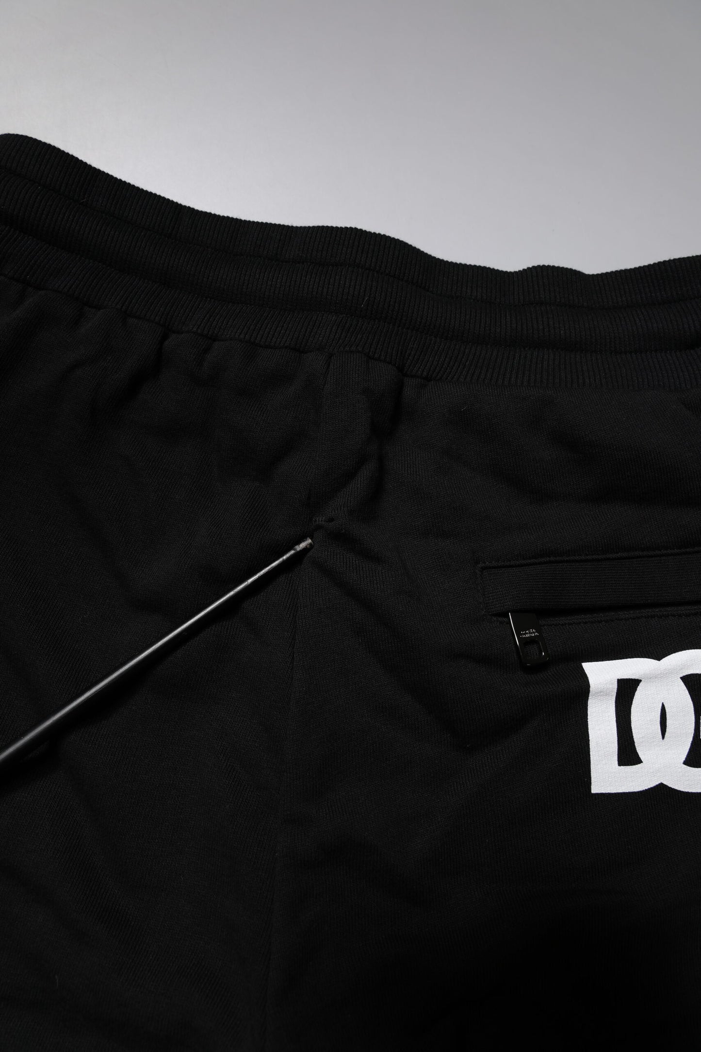 Dolce & Gabbana Black Cotton Jogger Sweatpants Pants