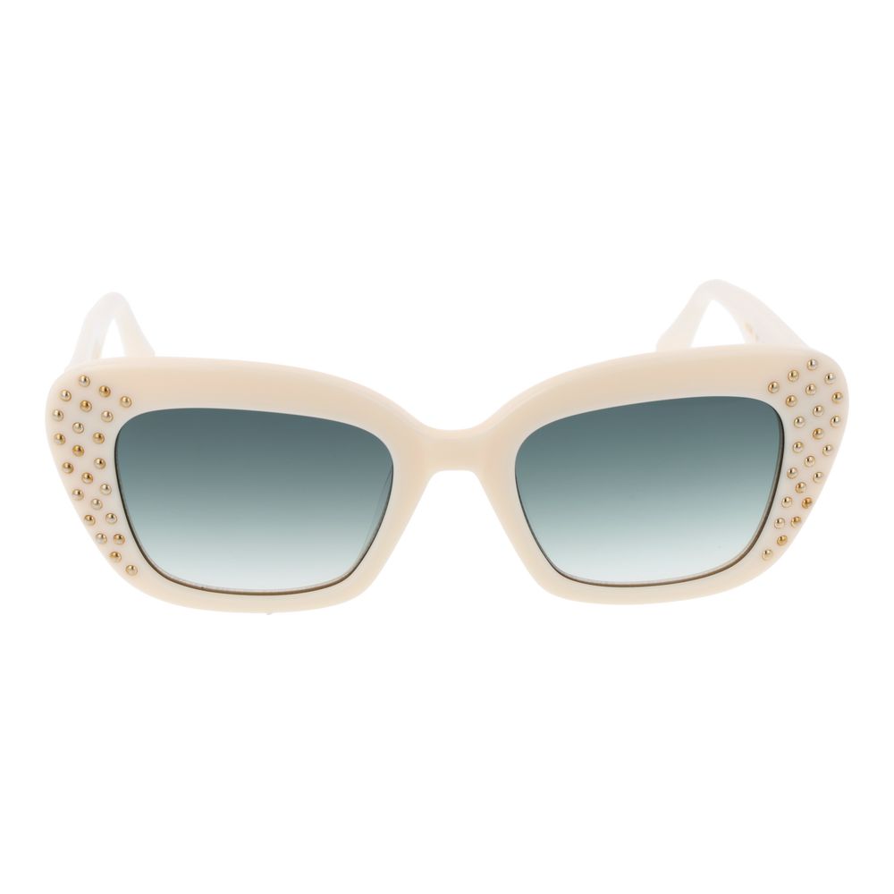 Maje Cream Acetate Sunglasses