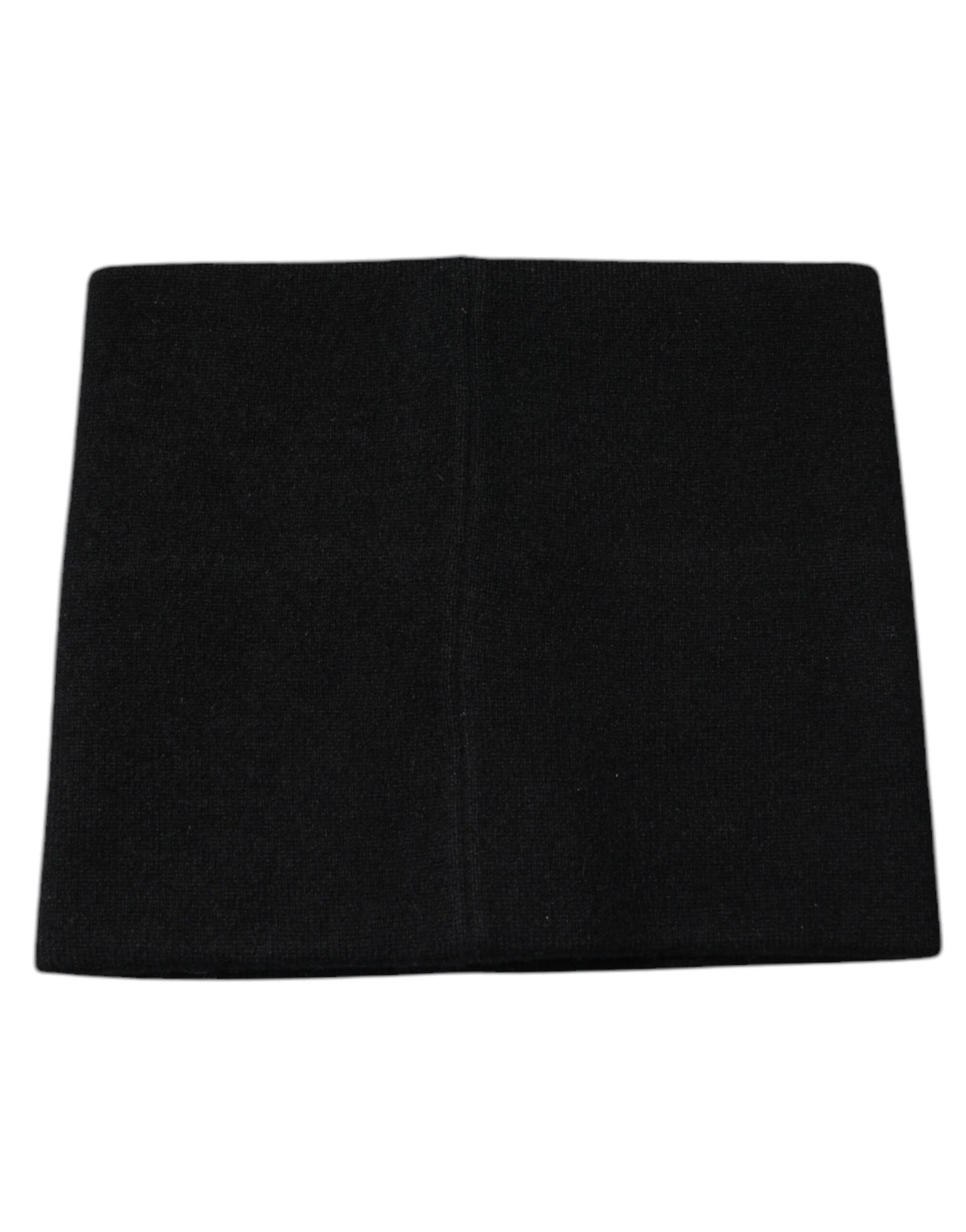 Black Cashmere DG Logo Square Handkerchief Scarf