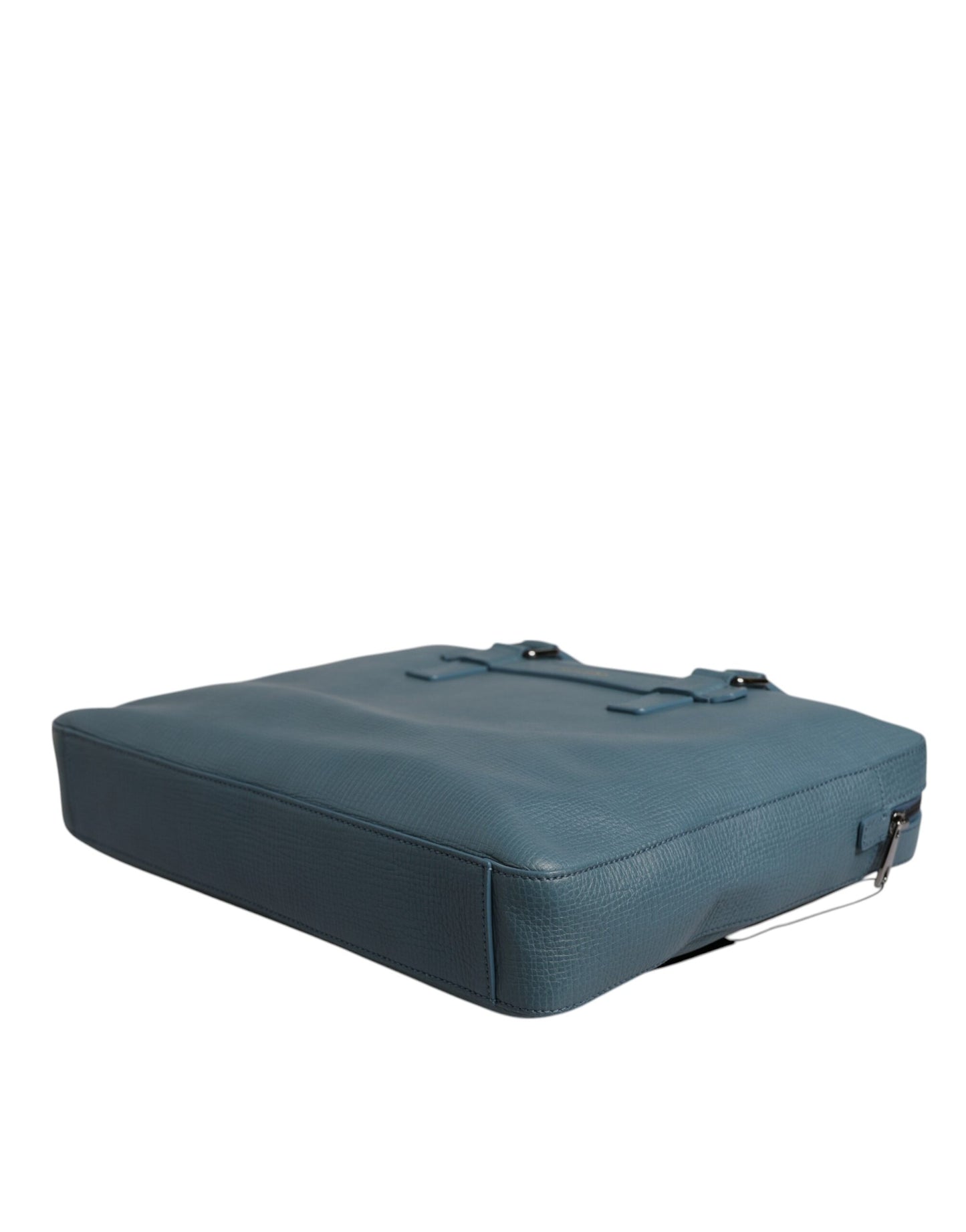 Blue Logo Double Handle Messenger Briefcase Bag