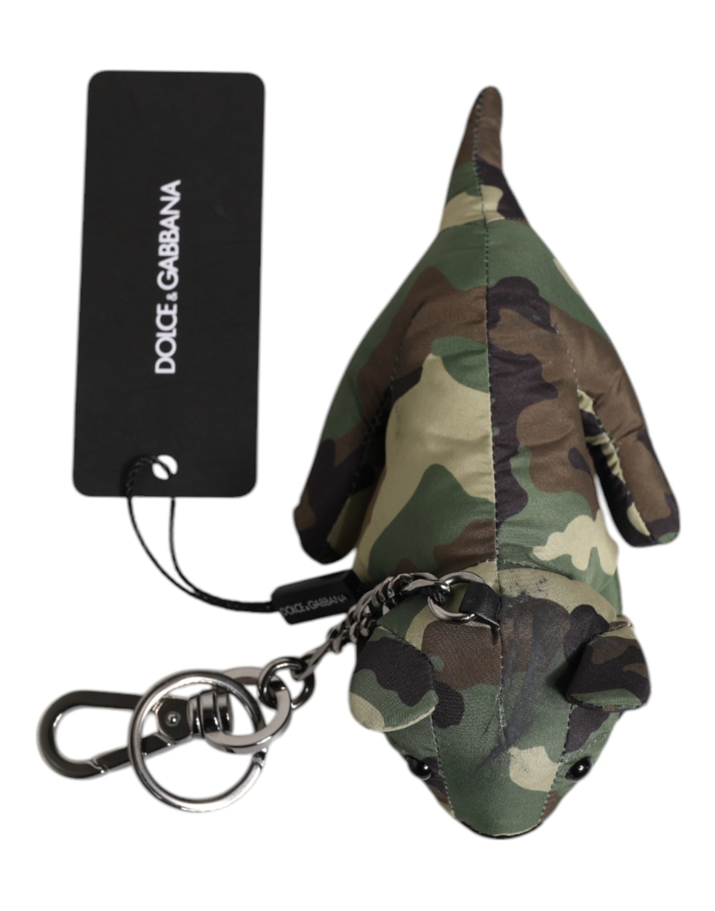 Dolce & Gabbana Multicolor Camouflage Animal Silhouette Keychain Keyring