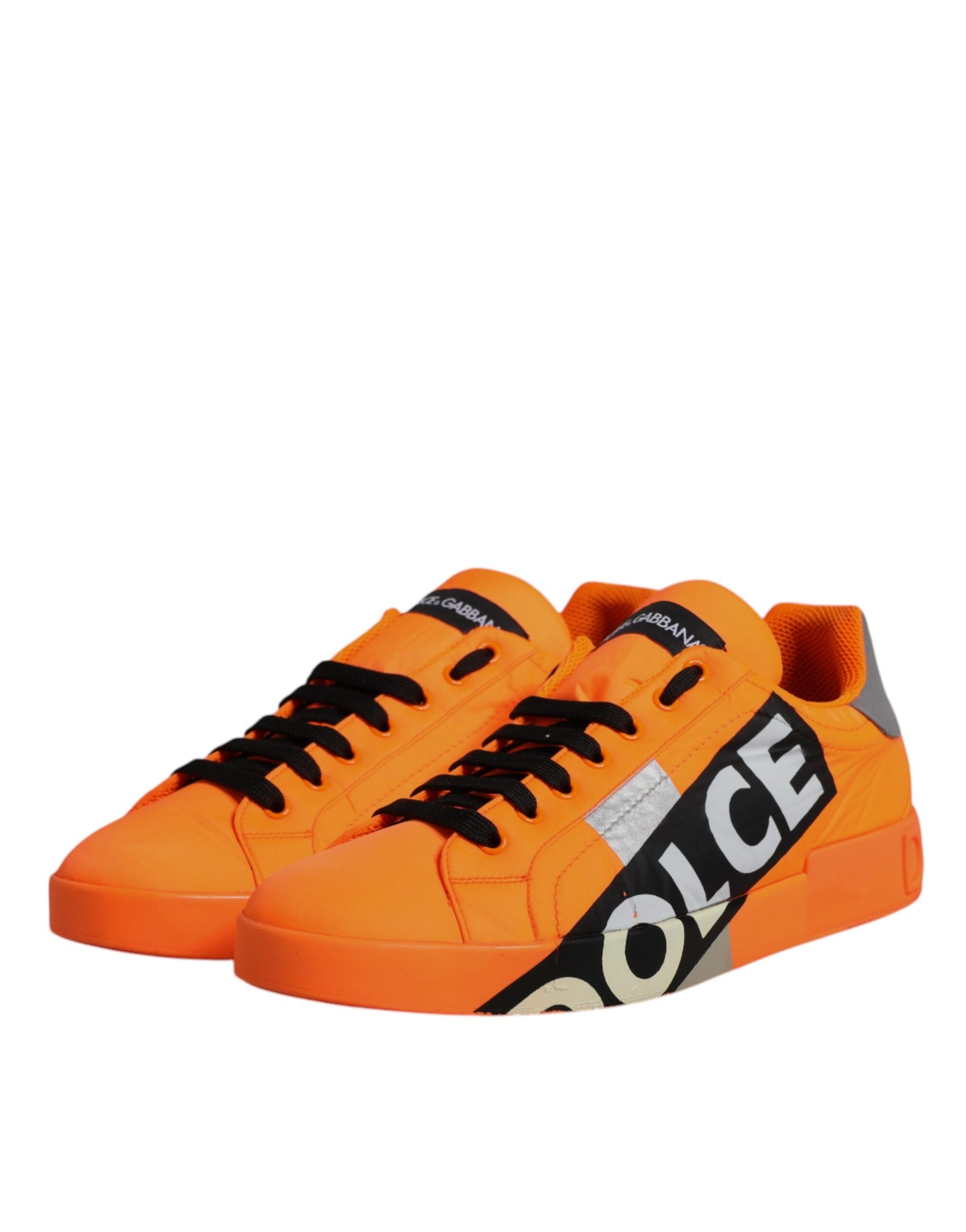 Orange Portofino Logo Tape Men Sneakers Shoes