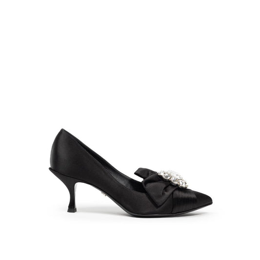 Dolce & Gabbana Black Viscose Pumps