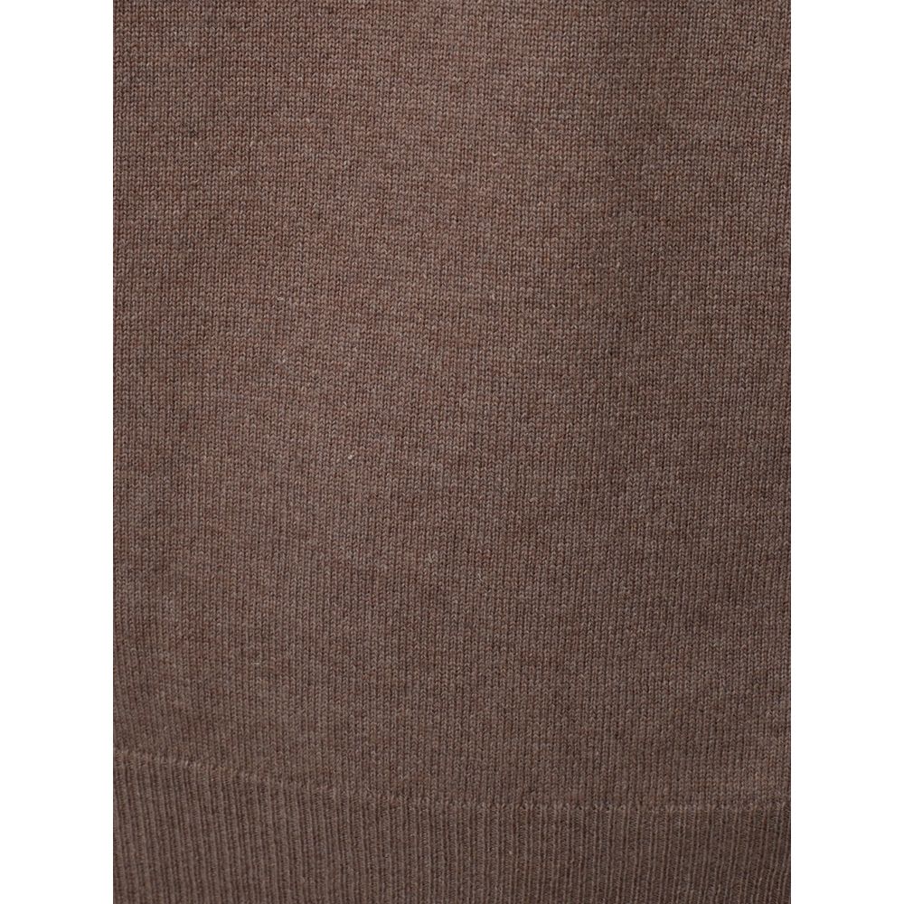 KANGRA Brown Wool Turtleneck
