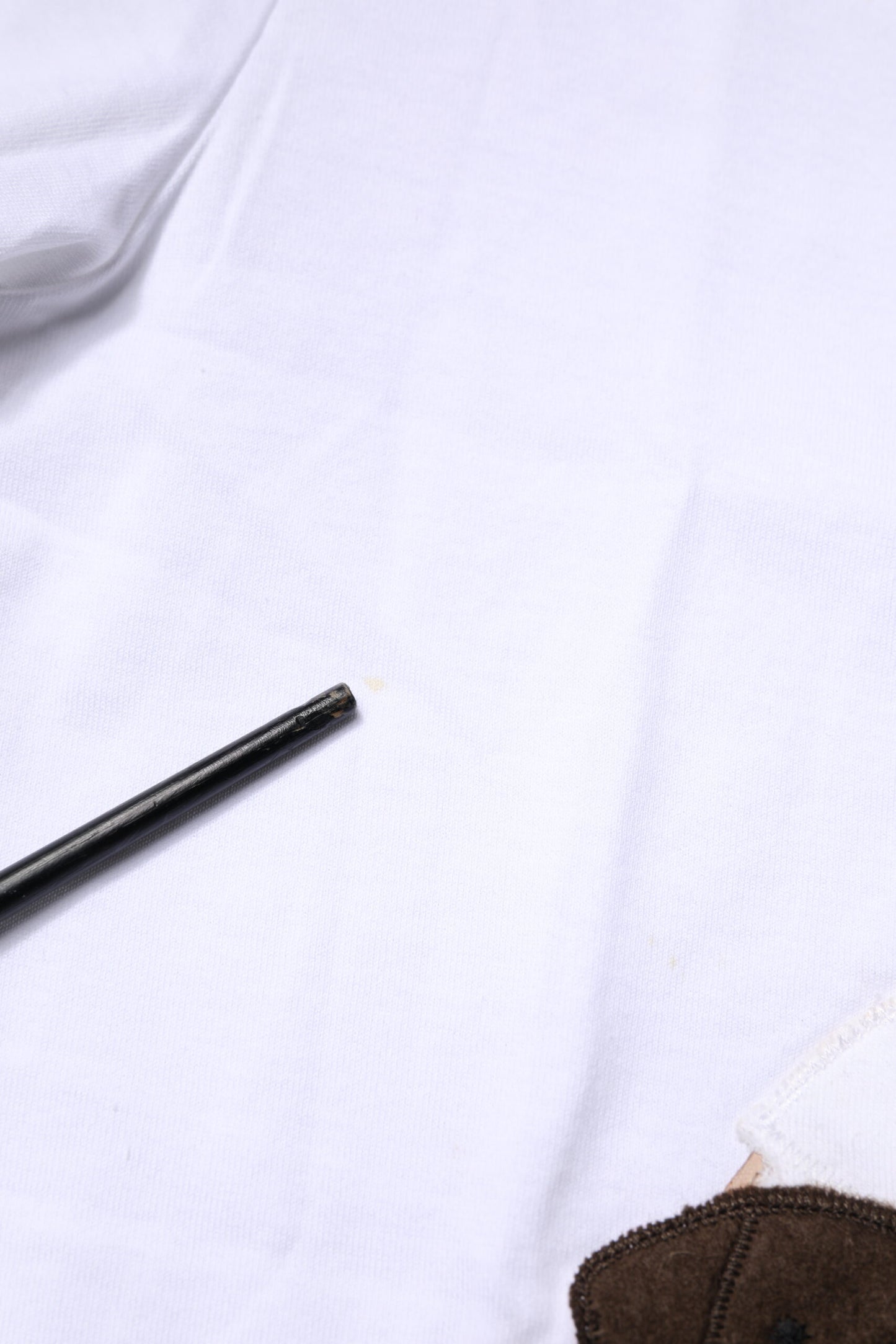 White #DGFamily Cotton Crew Neck T-shirt