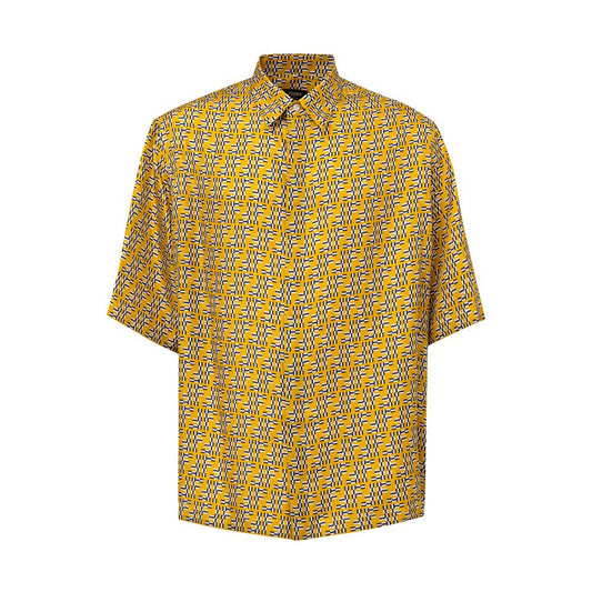 Yellow Silk Shortsleeve