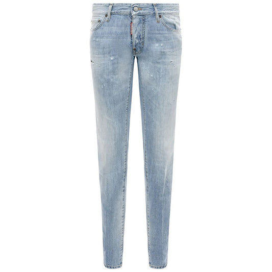 Dsquared² Blue Cotton Jeans Denim