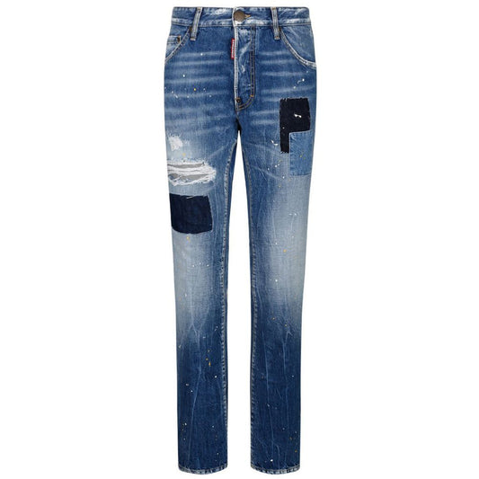 Dsquared² Blue Cotton Jeans Denim