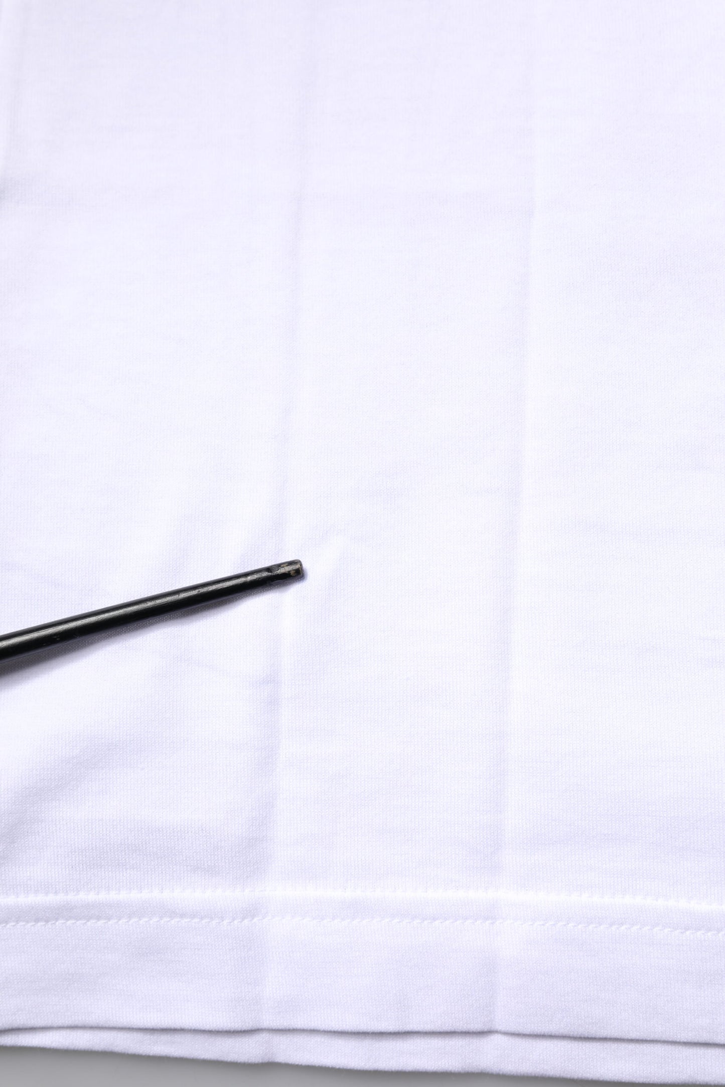 White #DGFAMILY Cotton Embroidery T-shirt