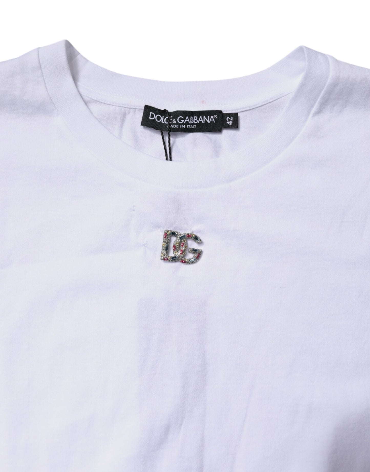 White Cotton Sleeveless Round Neck Tank Top