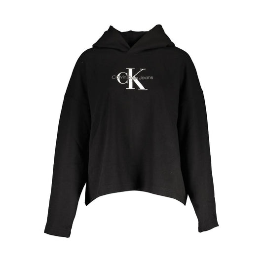 Calvin Klein Black Cotton Sweatshirt