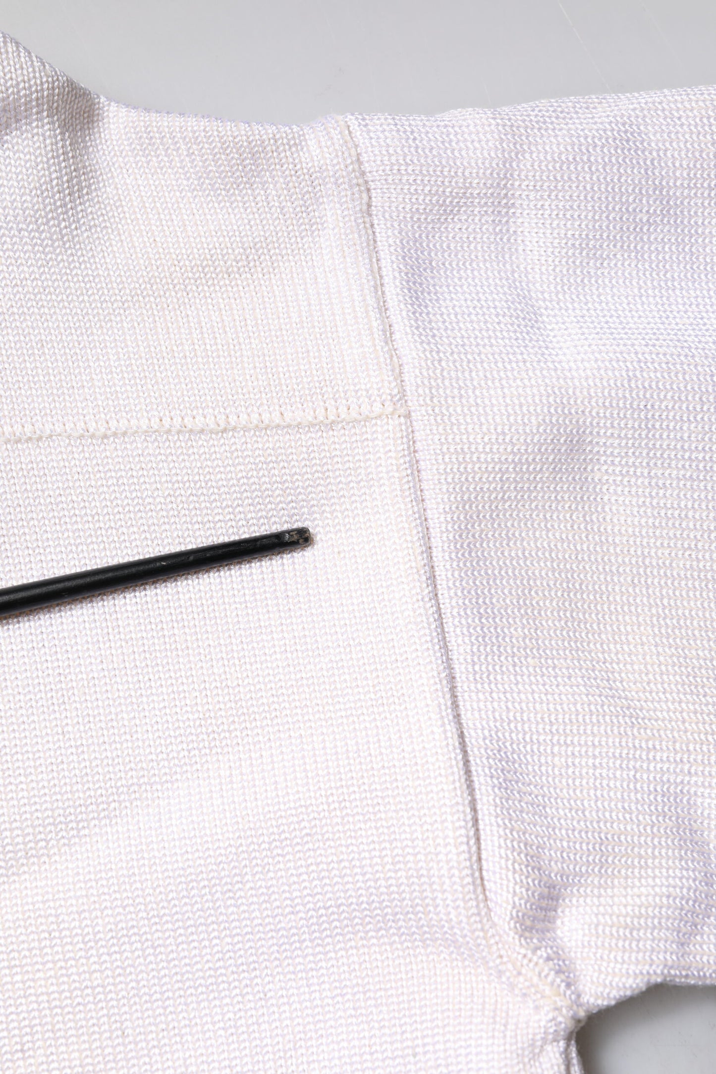 Jil Sander White Viscose Crew Neck Long Sleeves Pullover Sweater