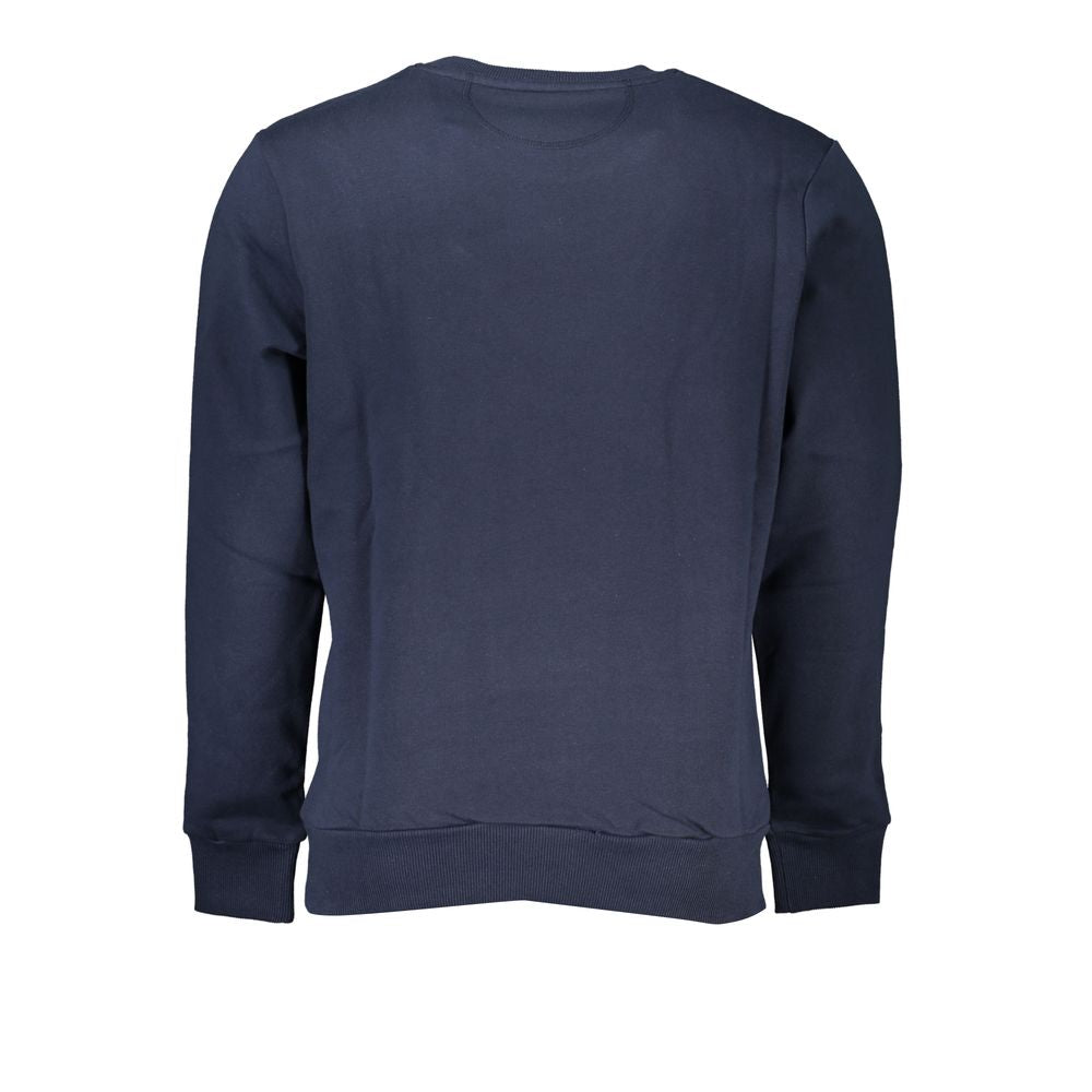La Martina Blue Cotton Sweatshirt