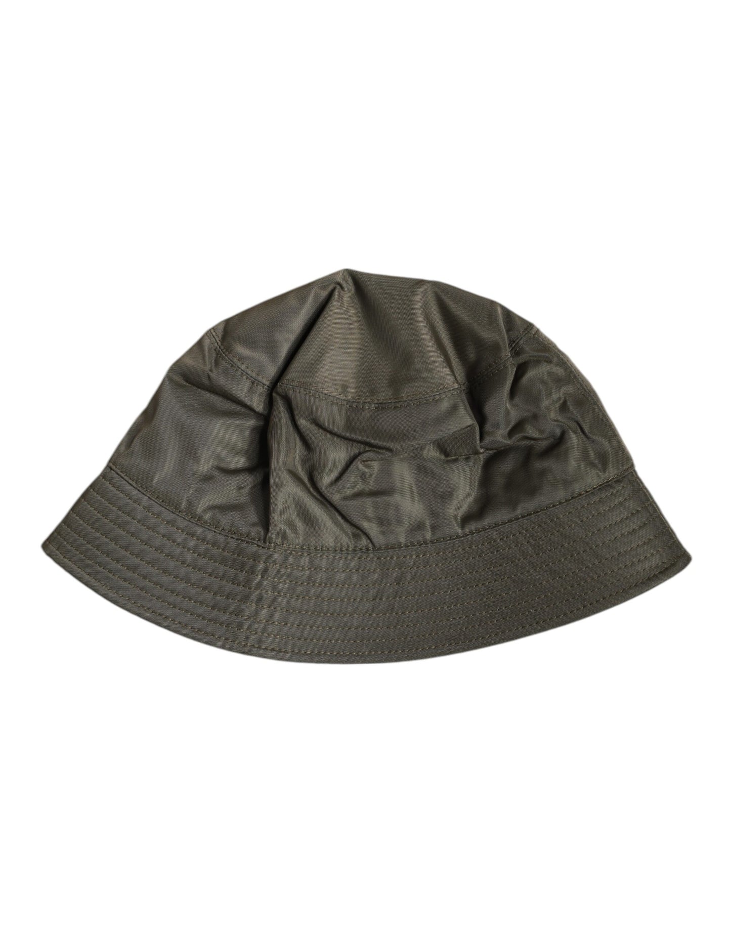 Brown DG Plaque Wide Brim Bucket Hat