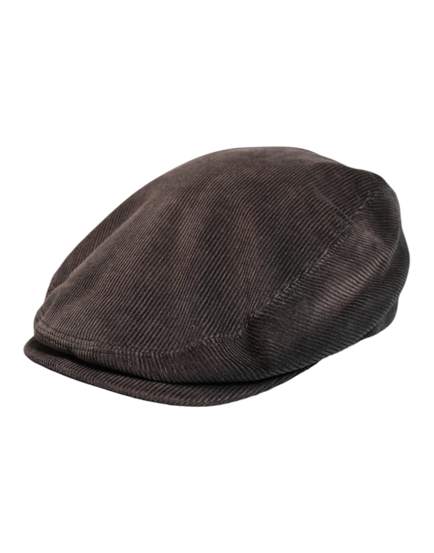 Brown Cotton Newsboy Capello Cabbie Hat