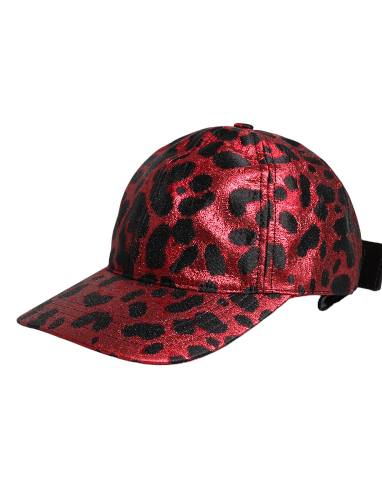 Red Leopard DG Logo 6 Panels Baseball Cap