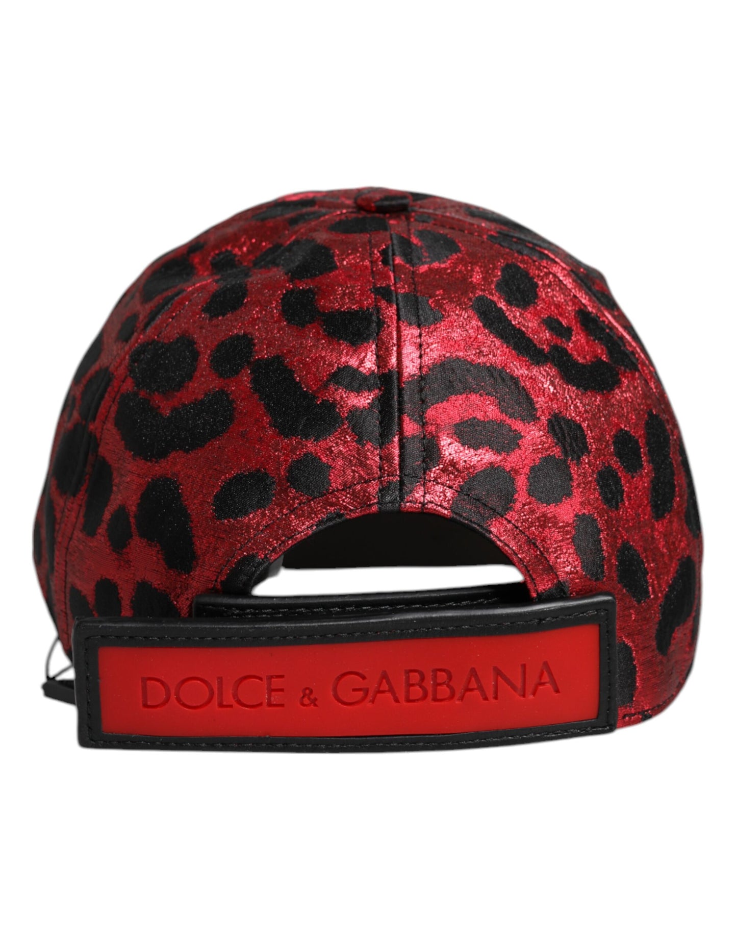 Red Leopard DG Logo 6 Panels Baseball Cap