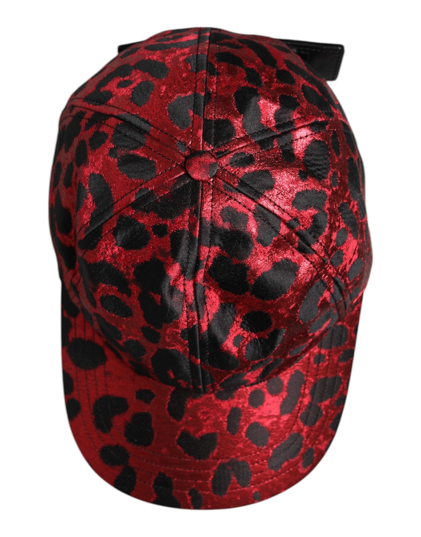 Red Leopard DG Logo 6 Panels Baseball Cap