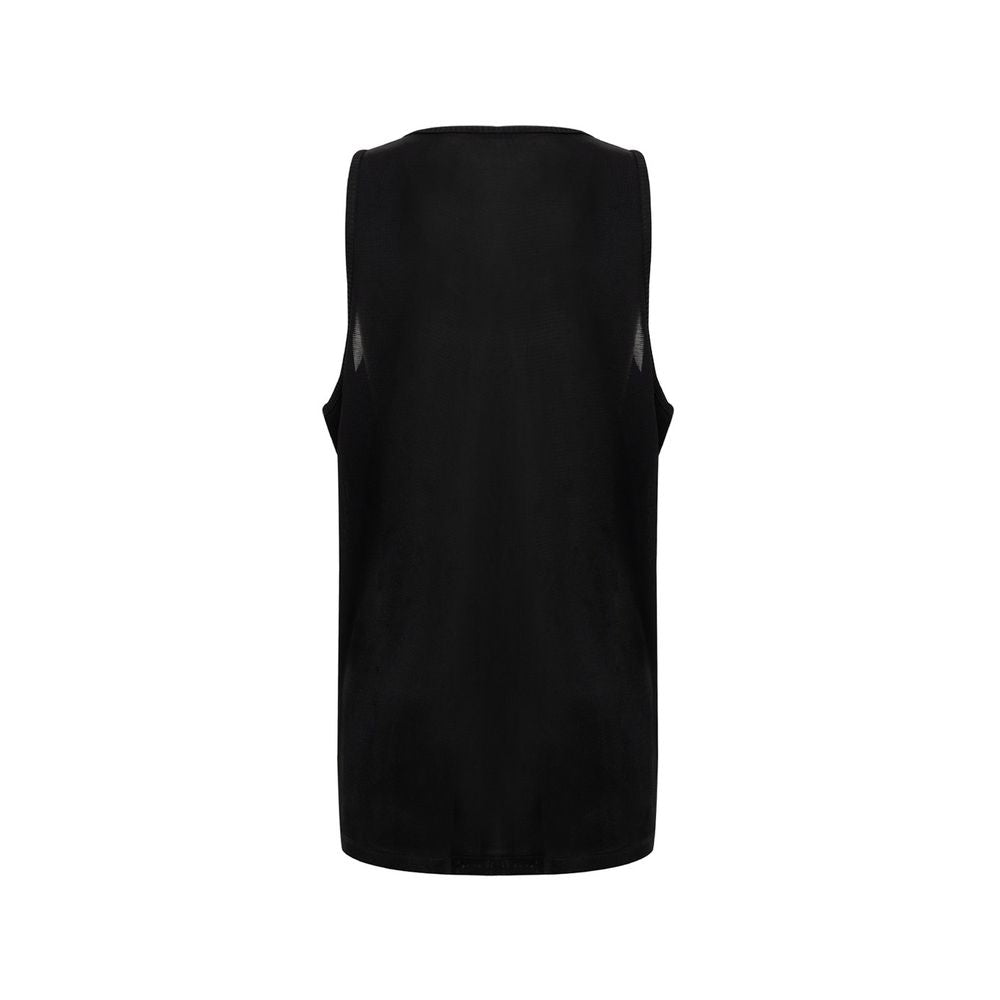 Black Viscose Tank Top