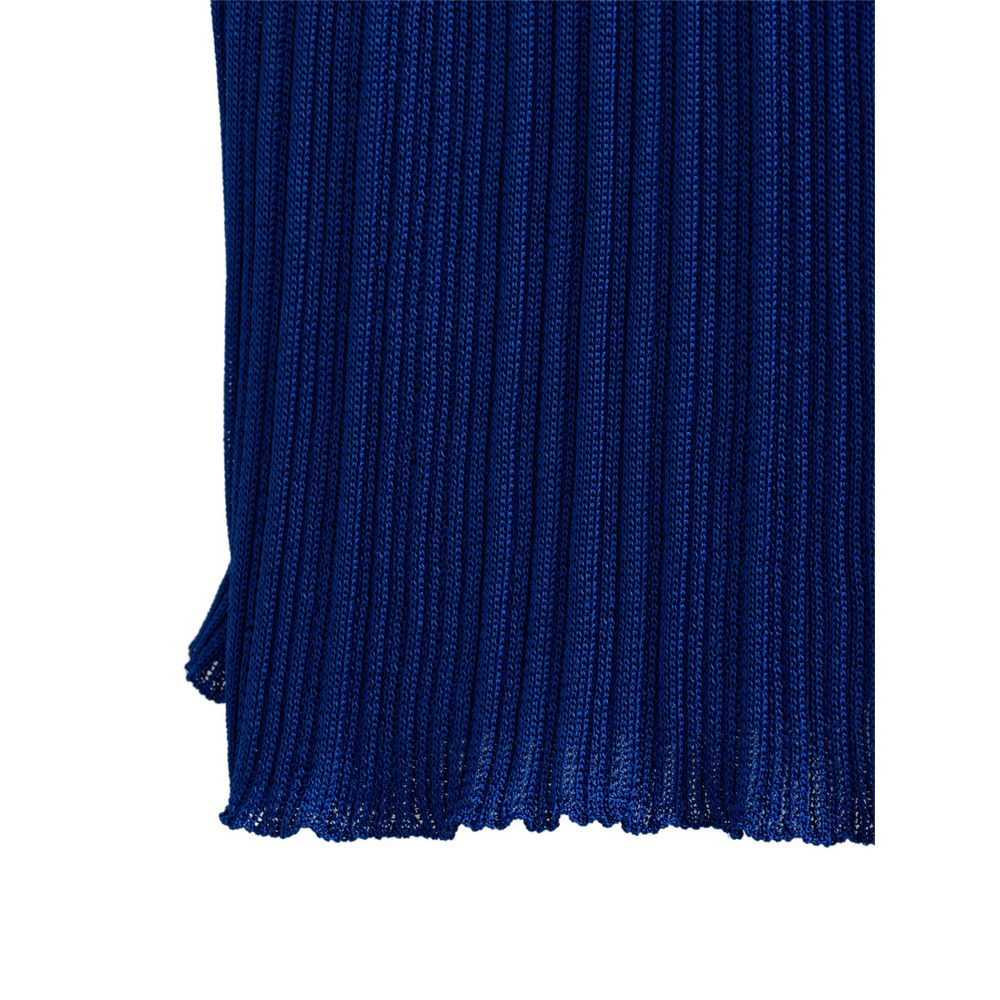 Blue Viscose Midi