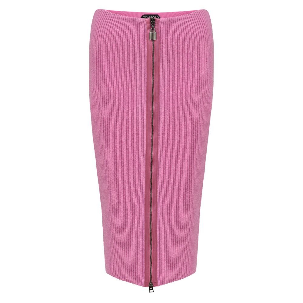 Pink Wool Midi
