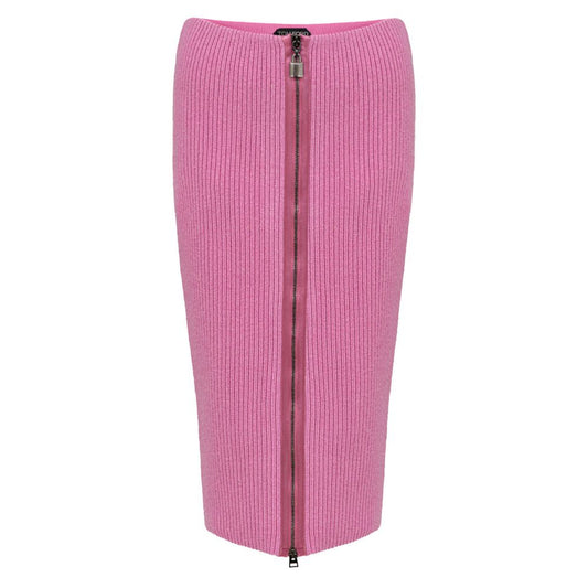 Pink Wool Midi