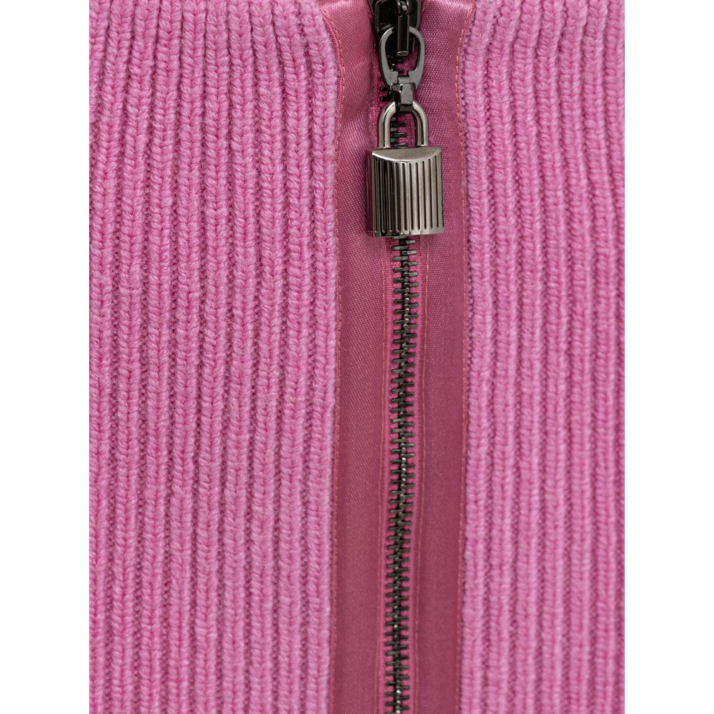 Pink Wool Midi
