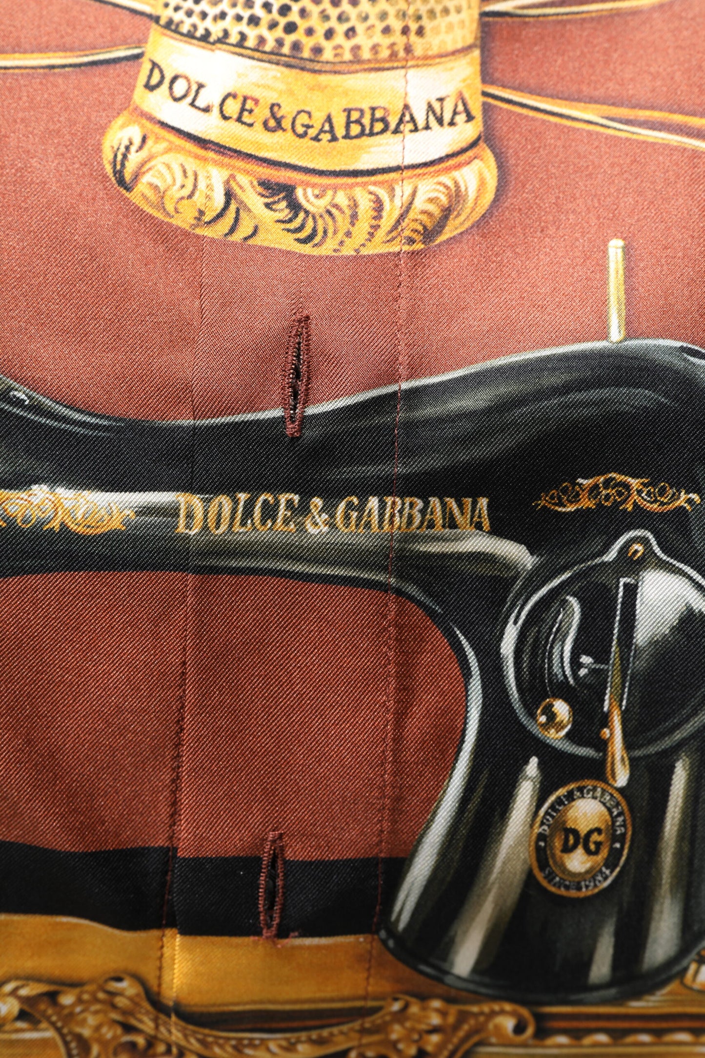 Multicolor Tailor Print Silk Casual Shirt